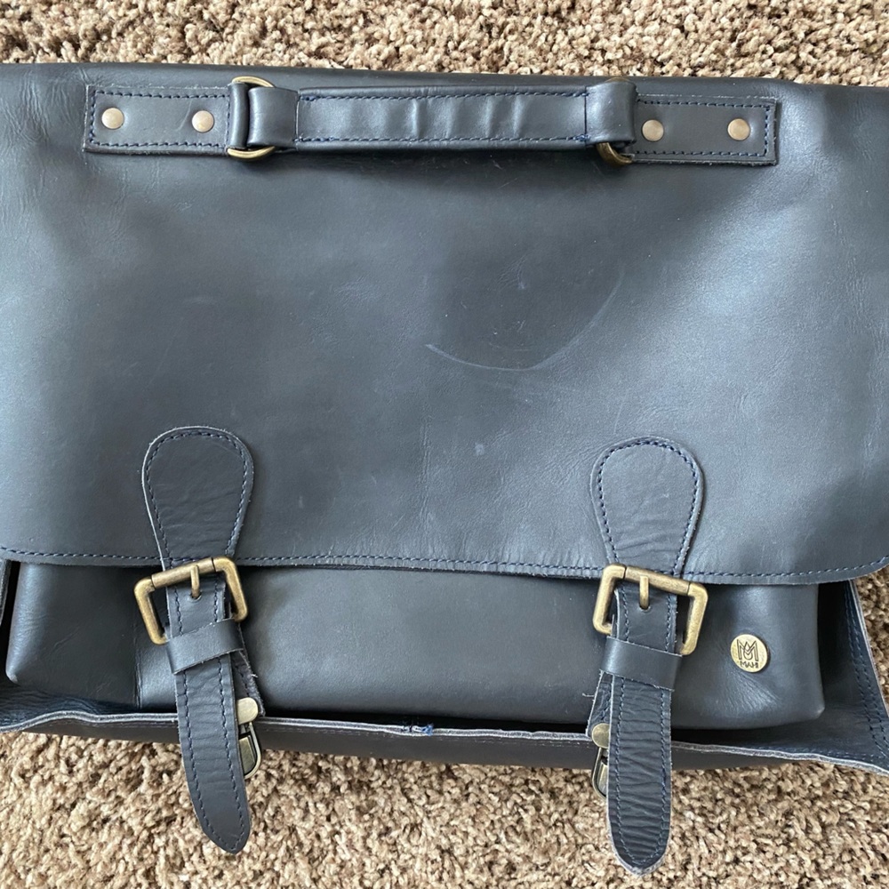 Leather satchel